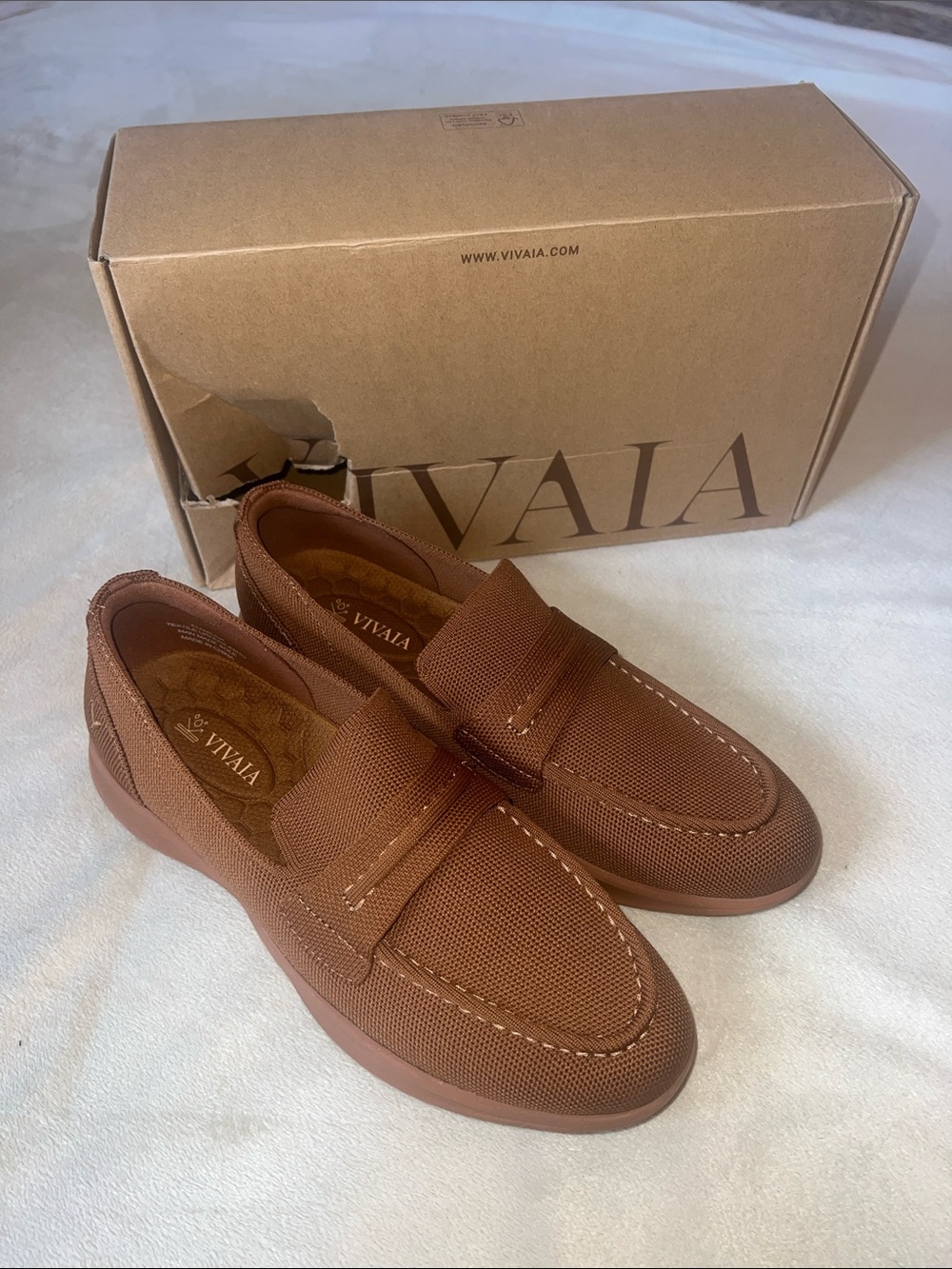 VIVAIA Ivana Caramel Water Repellant Loafer